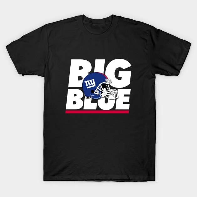 New York Giants Football T-Shirt by Gvsarts